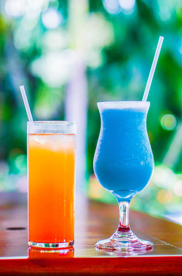 蓝莓与橙汁果汁
