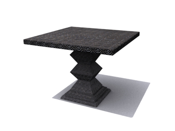 公装家具之桌子0113D模型