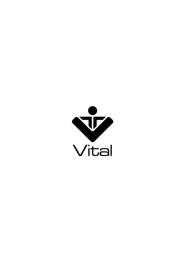 Vitallogo设计欣赏Vital保健组织LOGO下载标志设计欣赏