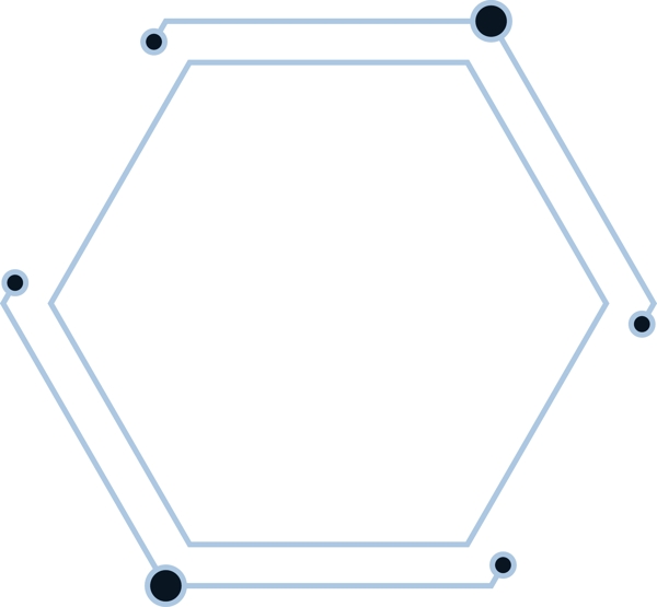 科技感圆形线条几何形状装饰效果图案边框