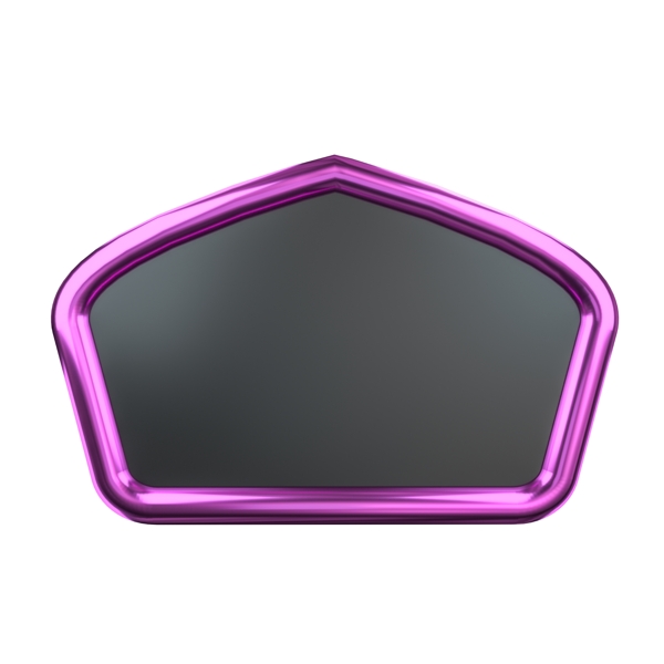 C4D黑紫立体不规则图形标题框