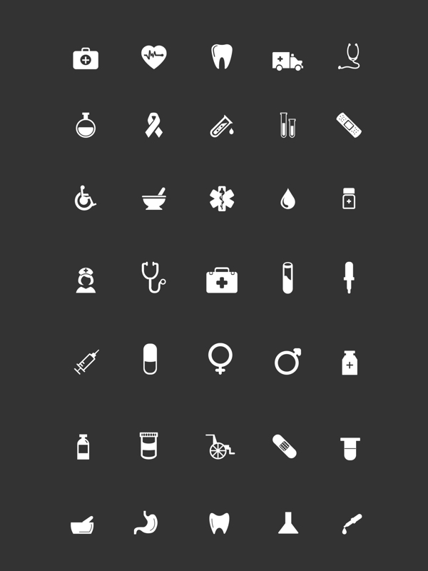 医疗类icon各种样式