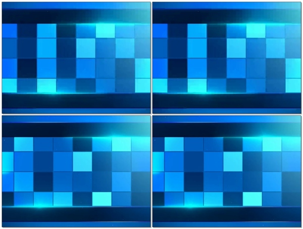 蓝色晶格背景循环视频素材