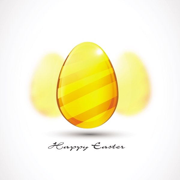 金色复活节彩蛋背景