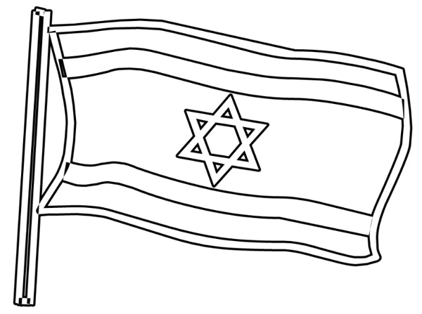 以色列黑白旗