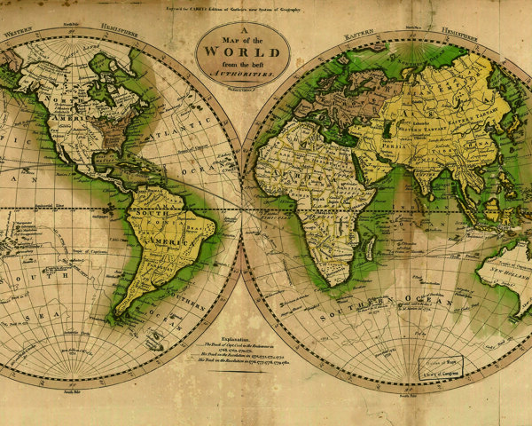 古典世界地图