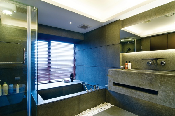 东南亚石板浴室装修效果图