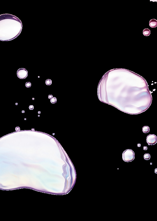 透明水滴水珠png元素