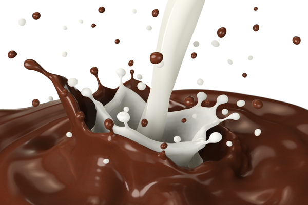 巧克力牛奶图片