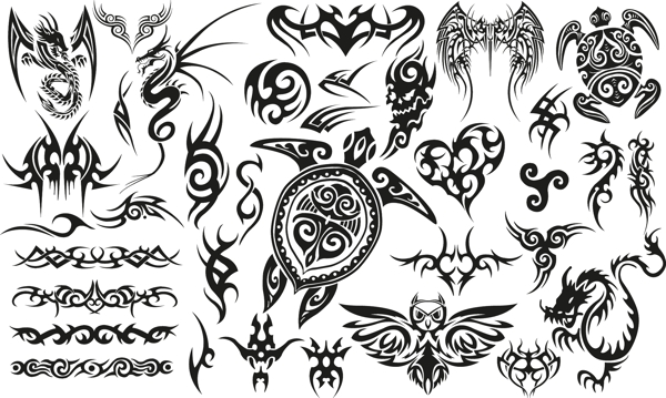 创意动物图案纹身