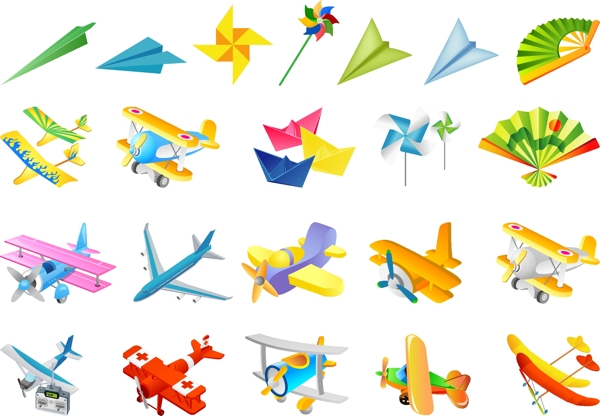 纸飞机飞机模型图片