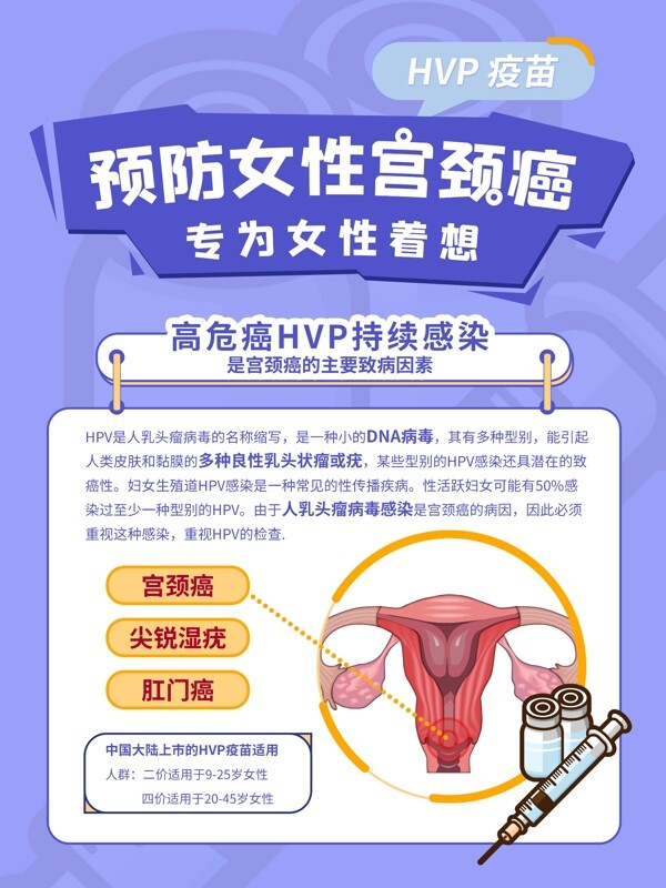 预防女性宫颈癌