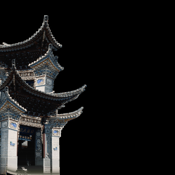 中式古建筑屋檐