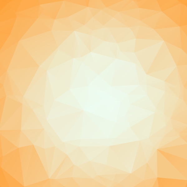 多边形矢量几何橙色背景图片