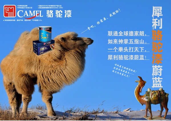 犀利骆驼漆蔚蓝