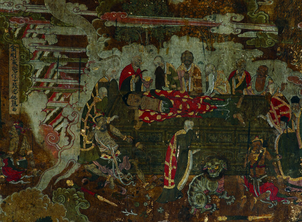 觉苑寺壁画图片
