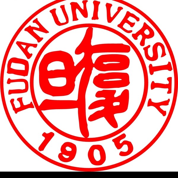 上海复旦大学校徽标志图片