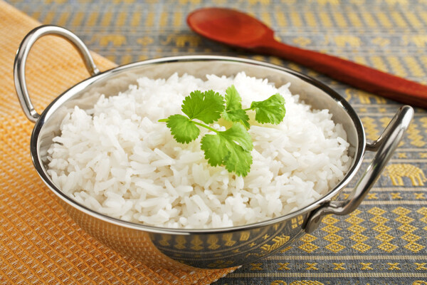 美味的白米饭图片