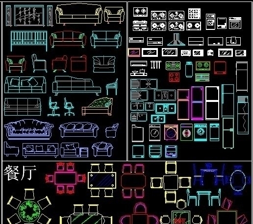 室内CAD模型图片