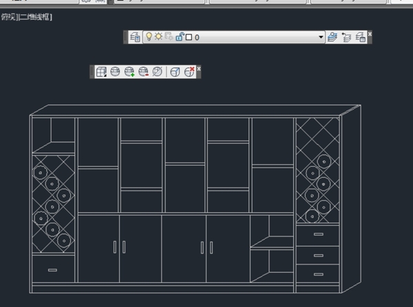 酒架cad