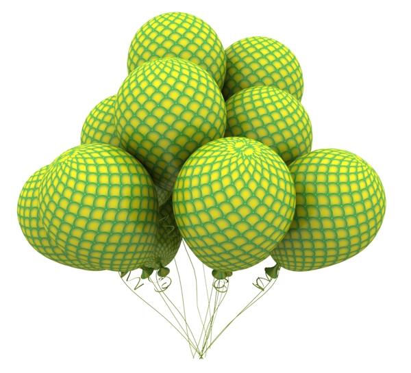 绿色创意气球