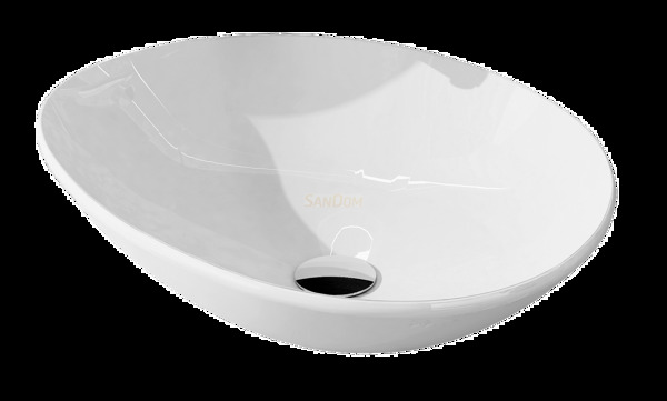 白色陶瓷洗涤槽免抠png透明素材