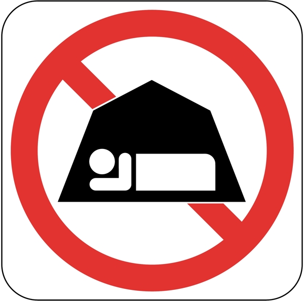 禁止露营