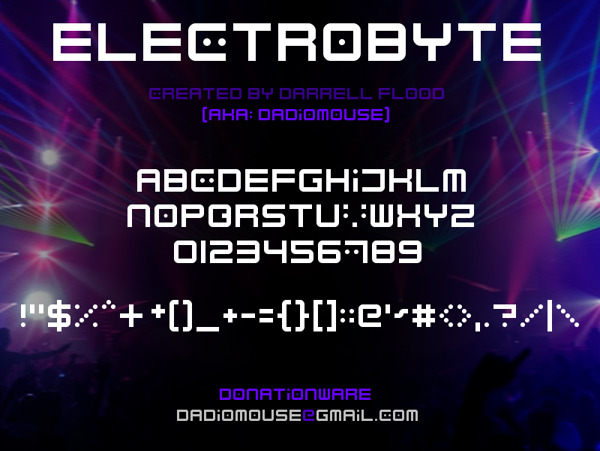 electrobyte字体