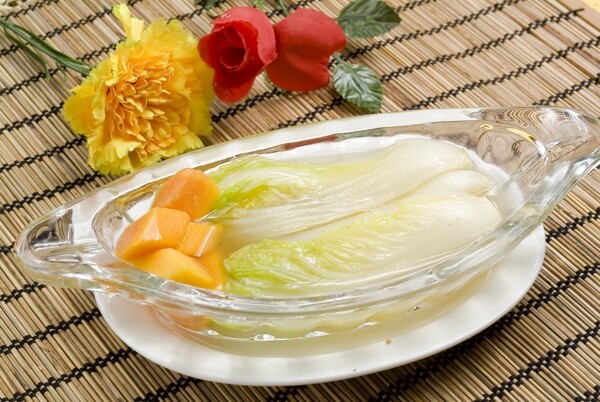 国内美食木瓜白菜图片