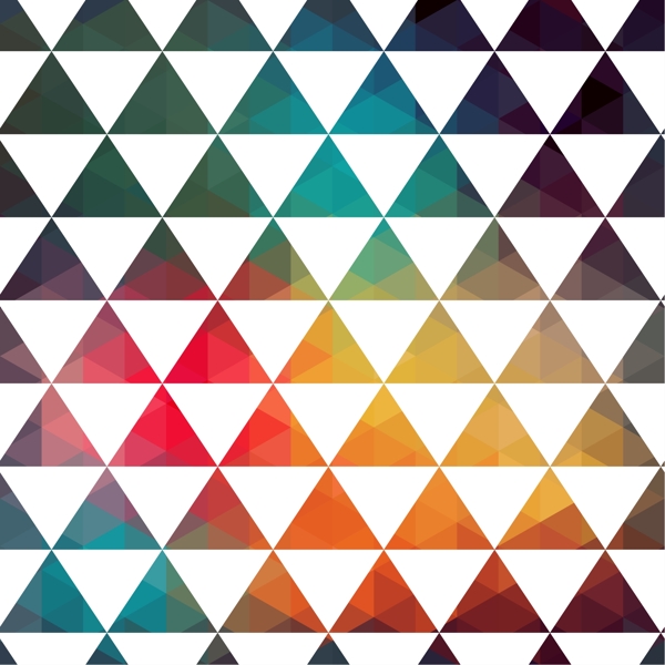 彩色三角分层图片