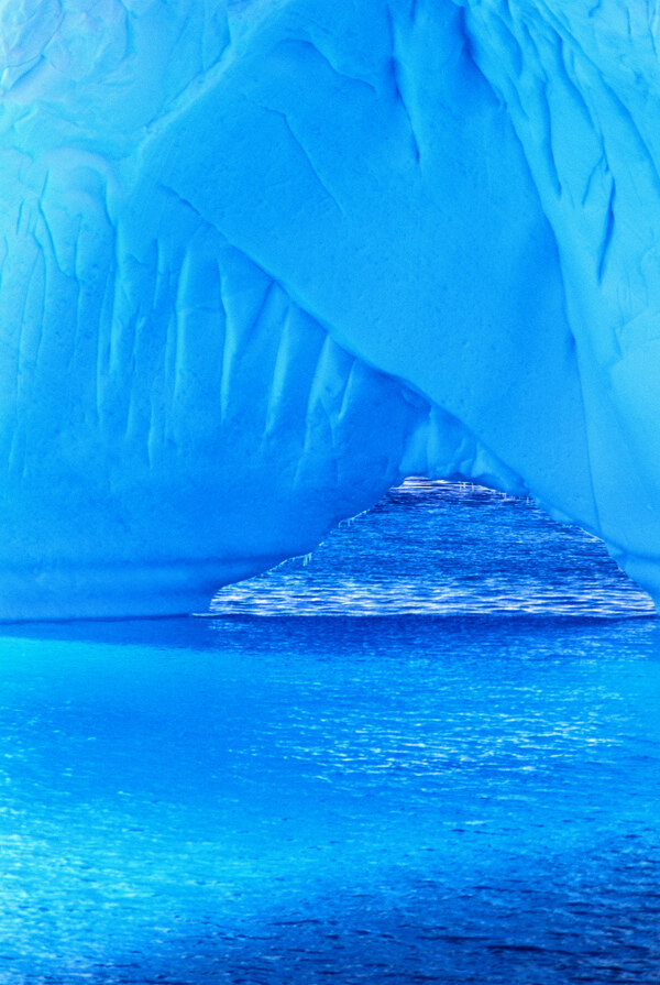 冰河冰山风景