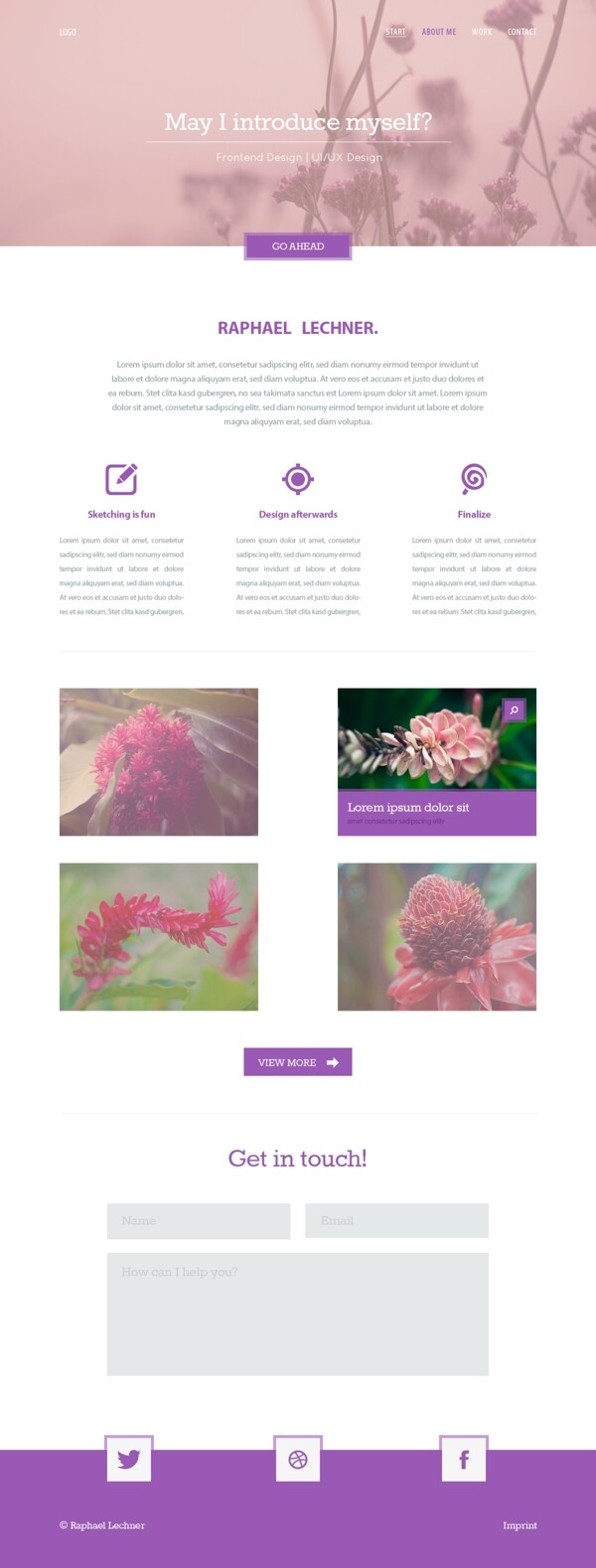 植物手机UI设计web模板下载