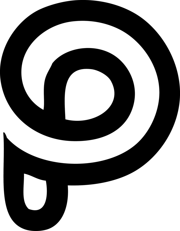 p字母标识设计图片