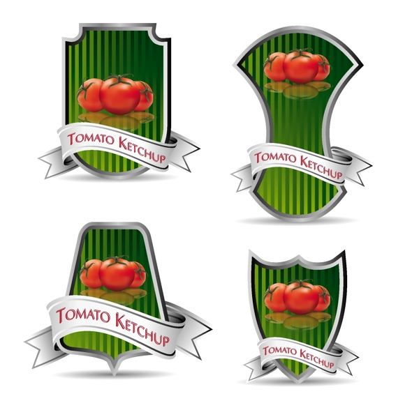 西红柿标签图片