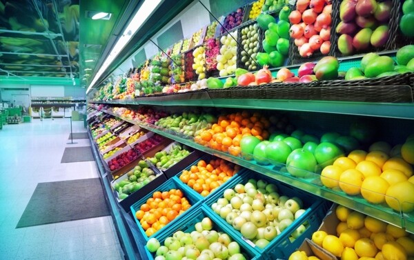 超市水果图片