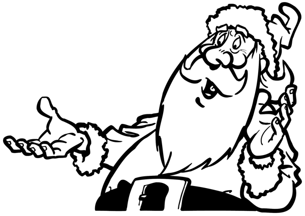圣诞老人头像卡通头像矢量素材EPS格式0072