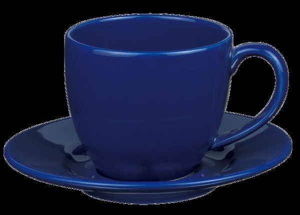 蓝色的杯子免抠png透明图层素材