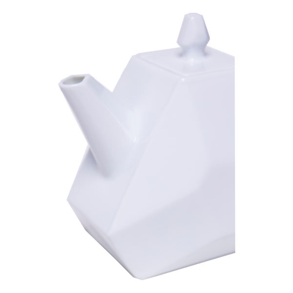 白色陶瓷茶壶元素
