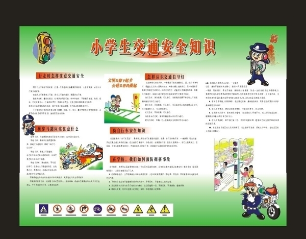 小学生交通安全知识图片