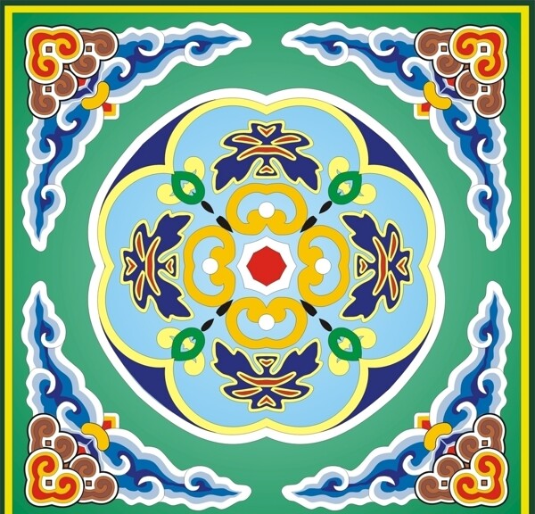 中国传统图文矢量图图片