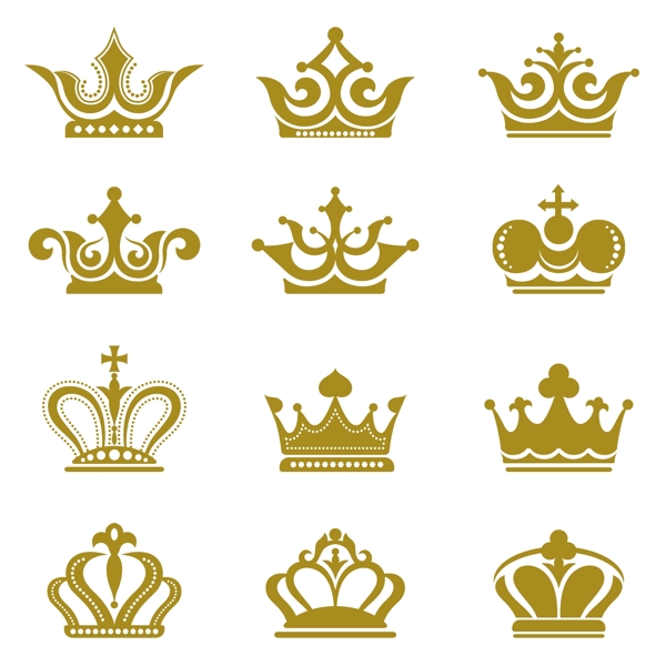 皇冠矢量素材图片