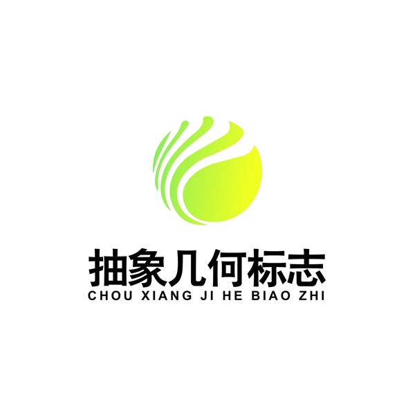 抽象几何图案logo设计