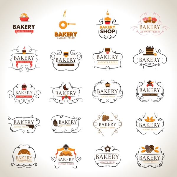 烘焙食品标签Logo