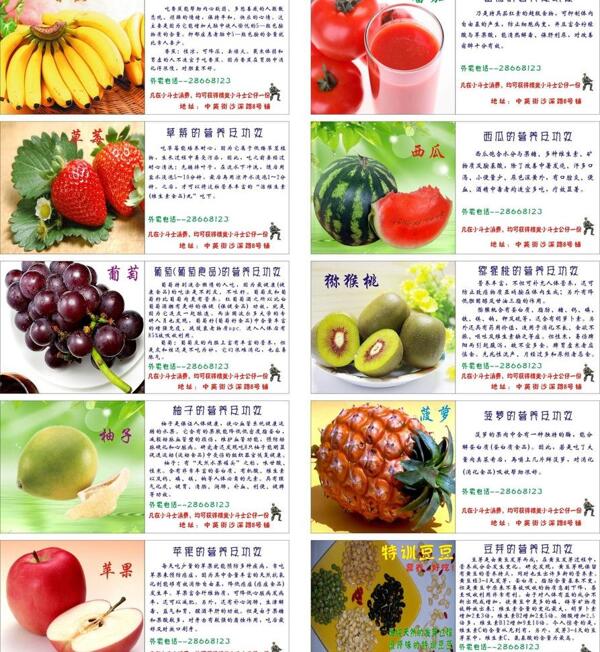 水果营养功效图片