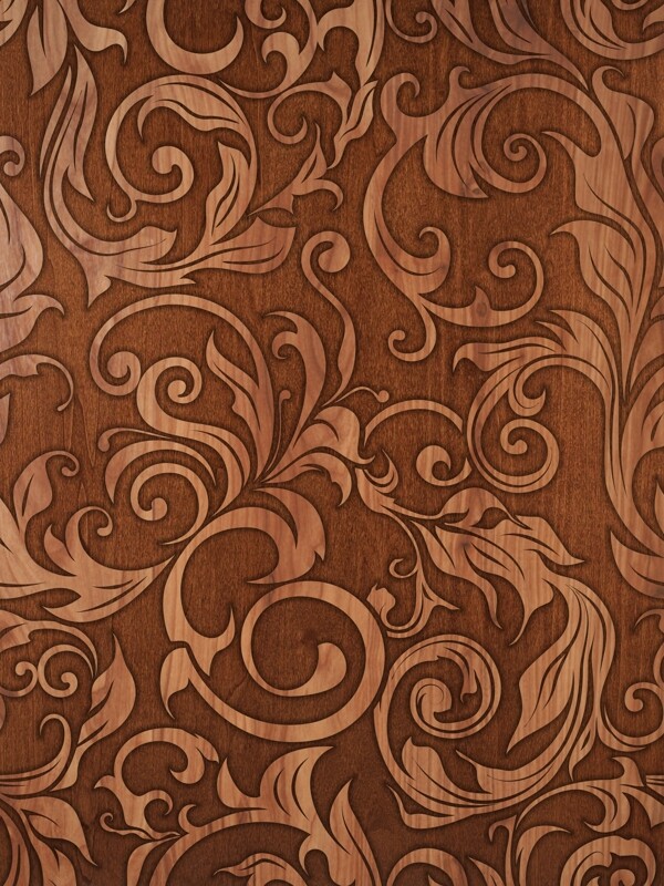 欧式花纹木板木纹图片