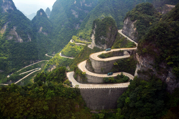 湖南张家界天门山风景