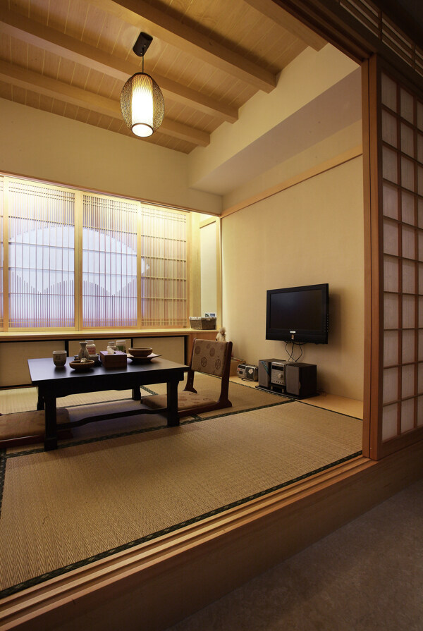 现代日式家居客厅装修效果图