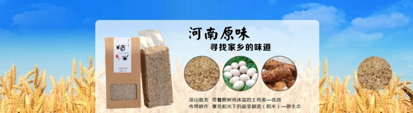 麦子粮食海报