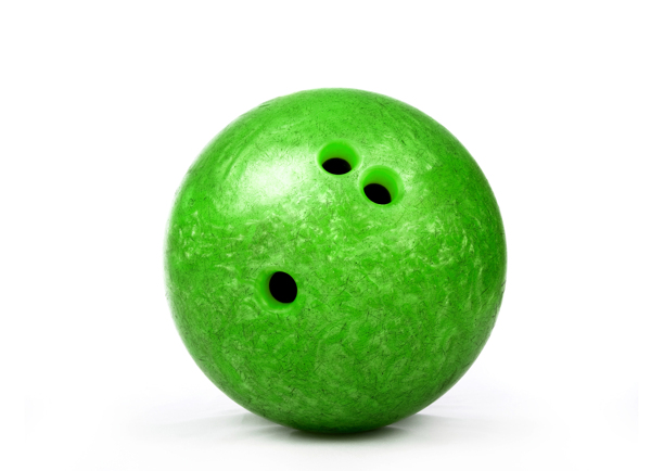 绿色保龄球图片
