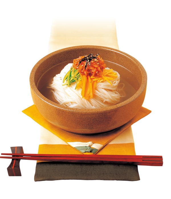 瓦罐粉丝米线筷子食物咸菜素材